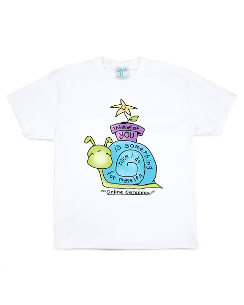 Thinking Of You - White Tee