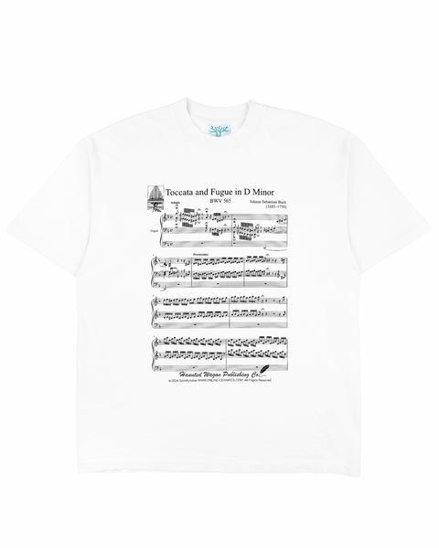 The Exhumation Of Johann Sebastian Bach - White Tee