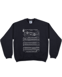 The Exhumation Of Johann Sebastian Bach - Navy Fleece Crewneck