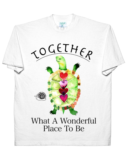 Together Turtle - White Tee