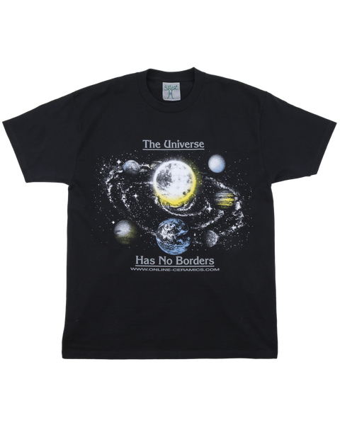 The Universe Has No Borders - Black Tee (25% of proceeds go to Border Kindness)