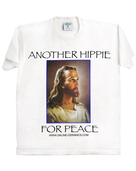 Another Hippie For Peace - White Tee