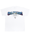"california" - White Tee (painting by Ross Caliendo)