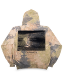 Earth Moon Logo - Tie Dyed and Stonewashed Hoodie