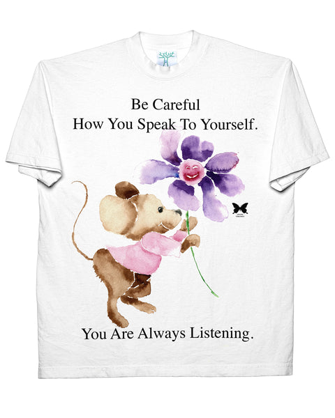 You Are Always Listening - White Tee