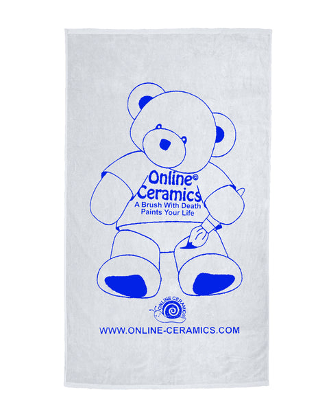 Painter Bear - Beach Towel