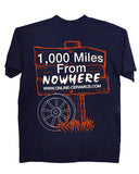 1000 Miles From Nowhere - Navy Tee