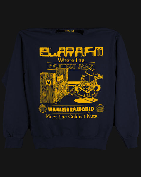 ELARA Radio - Navy (14oz Heavy Fleece)