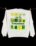Imagination Ash Crew - Collaboration with GQ Magazine (14oz Heavy Fleece)