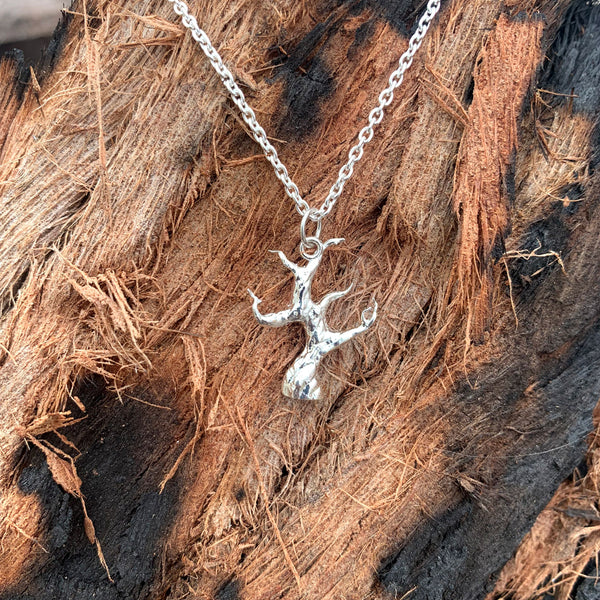 Haunted Tree Pendant (925 sterling silver)(comes with sterling silver chain)