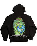 Heal Our Planet Earth - Black Hoodie (14oz Heavy Fleece)