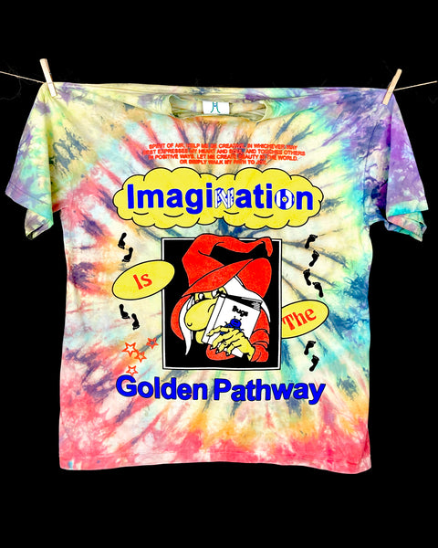 Imagination Tee - Collaboration with GQ Magazine (Hand dyed at our studio In LA)