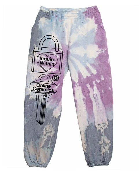 Lock and Key Sweatpants - (14oz Heavy Fleece Sweatpants)