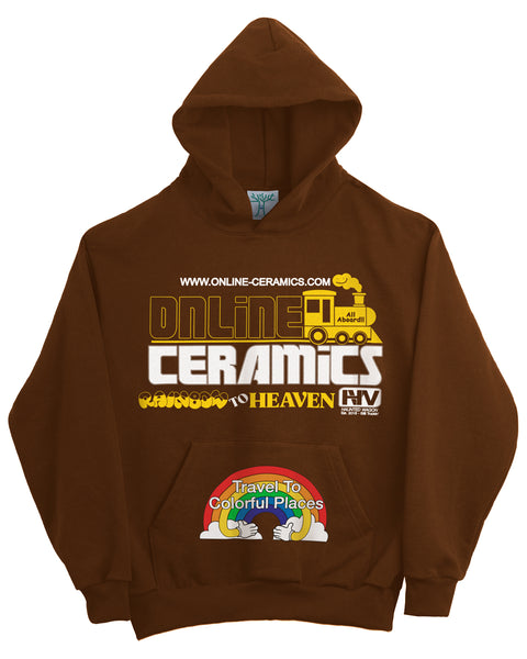 Rainbow To Heaven - 14oz Heavy Fleece Hoodie