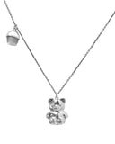 Teddy Bear Picnic Chain - 925 Sterling Silver (Comes with Sterling Silver Chain)