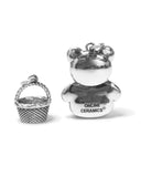 Teddy Bear Picnic Chain - 925 Sterling Silver (Comes with Sterling Silver Chain)