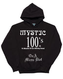 Mystic 100's - On a Micro Diet - Black Hoodie