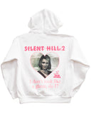 Heaven's Night Glitter Logo - White Fleece Hoodie