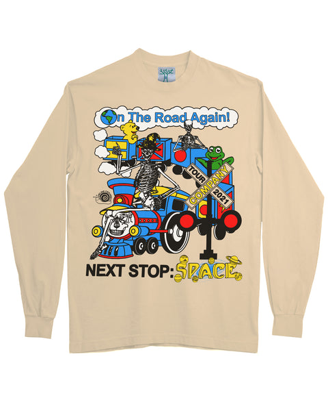 On The Road Again - Tan Long Sleeve