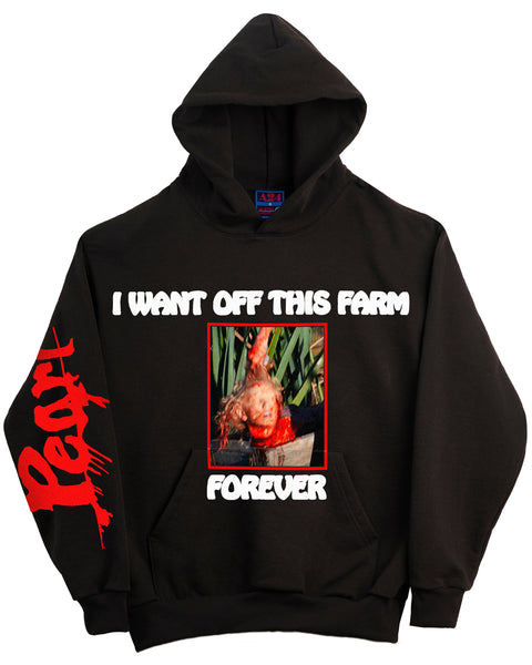 Pearl "All I Want Is To Be Loved" - Black Hoodie (14oz heavy fleece)