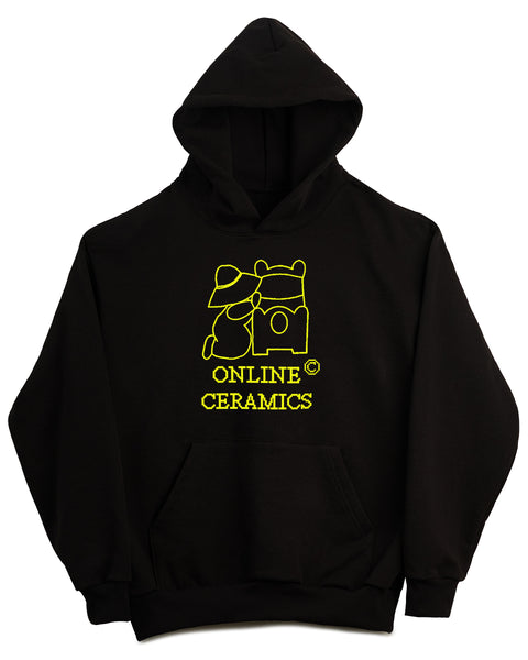 Praying Child Logo - Black Hoodie (14oz Heavy Fleece)