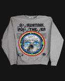 Skull Whether Channel - Ash 14oz Heavy Weight Crewneck Sweatshirt