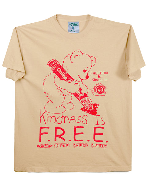 Kindness is Free - Tan Tee