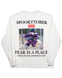 Spookytober 6 - White Long Sleeve Tee