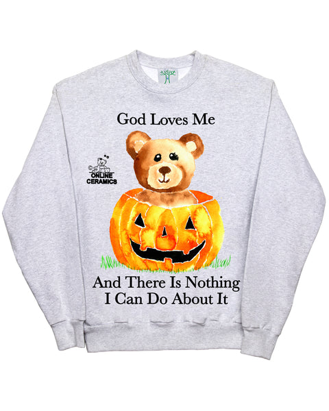 God Loves Me - Ash (14oz Heavy Fleece)