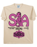 SZA S.O.S. Album - Beige Tee
