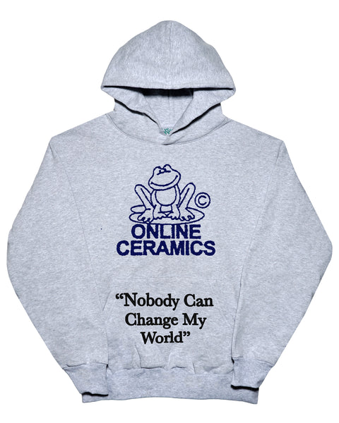 Nobody Can Change My World - Ash Hoodie (14oz Heavy Fleece)