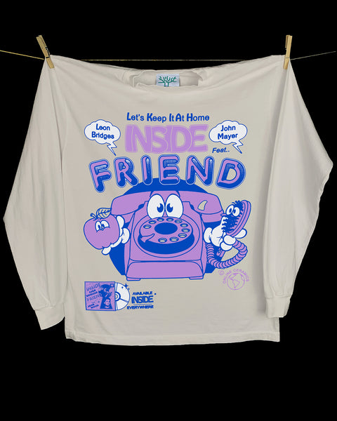 Inside Friend - Long Sleeve Tee (A portion of the proceeds are being donated to MusiCares COVID-19 Relief Fund)