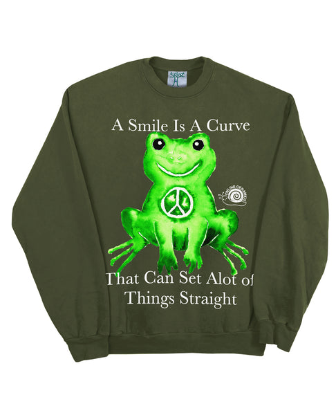 Peace Frog - Army (14oz Heavy Fleece)