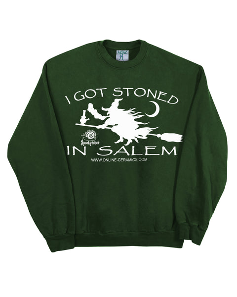 Stoned in Salem - Ivy (14oz Heavy Fleece)