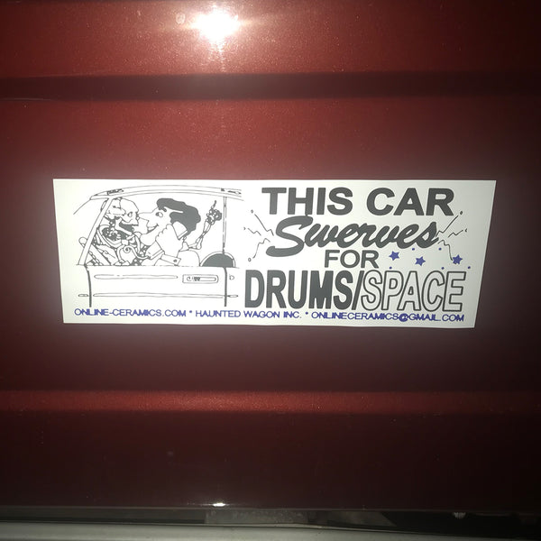 Drums/Space Sticker