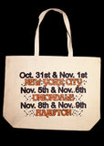 Fall Tour Skeleton Tote